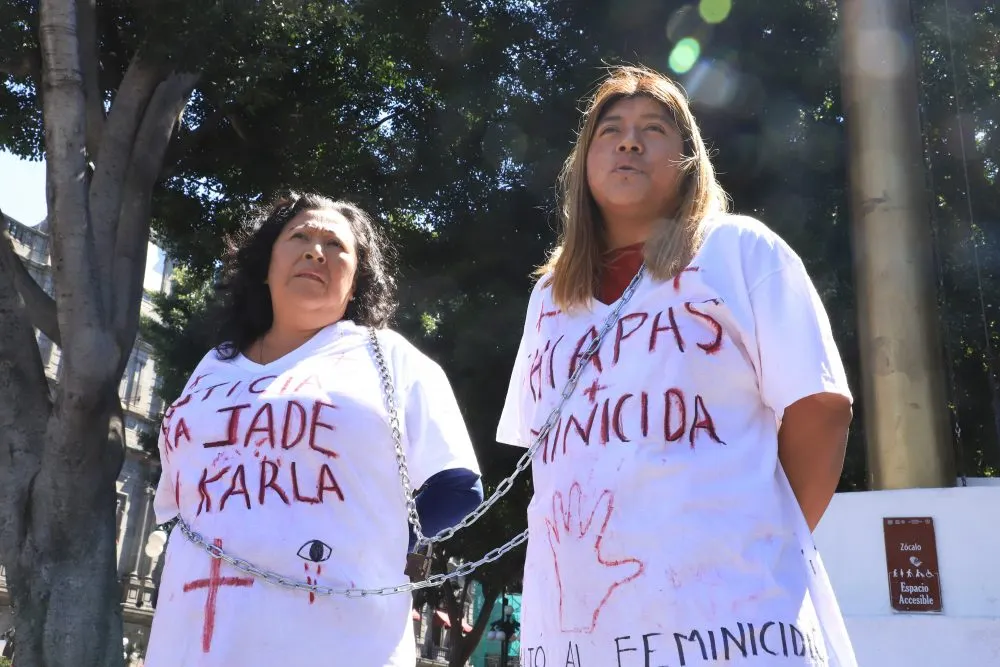 En Puebla, mamás de Jade y Karla, víctimas de feminicidio, exigen justicia