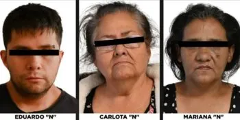 Vinculan a proceso a Carlota N. y a sus dos hijos por homicidio calificado