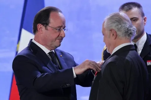 Cuando Francia dio a Mario Molina la Orden de Caballero de la Legión de Honor+