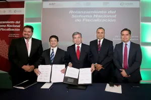 Participa Auditoría en relanzamiento del Sistema Nacional de Fiscalización