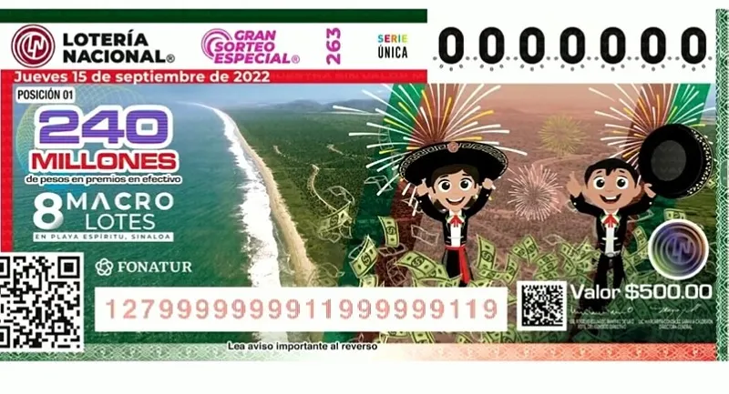 Sorteo 15 de Septiembre