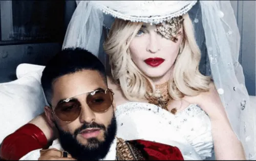 Madonna y Maluma revelan la portada de su nuevo sencillo