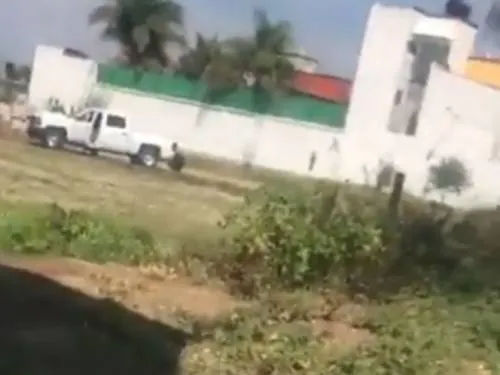 Video: Registran balacera en Texcoco entre policías y encapuchados