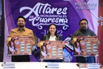 Anuncian instalación de altares monumentales en Huejotzingo