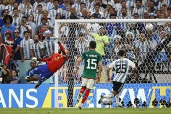 México pierde dos goles por cero contra Argentina
