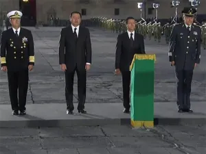EPN encabeza ceremonia luctuosa por terremoto de 1985