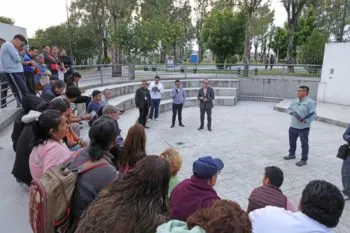 Gobierno estatal acerca información y beneficios del sistema de transporte por cable