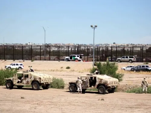 Capturan en la frontera a 31 migrantes con ropa de camuflaje