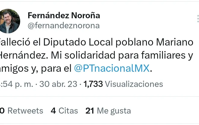 Fallece Mariano Hernández