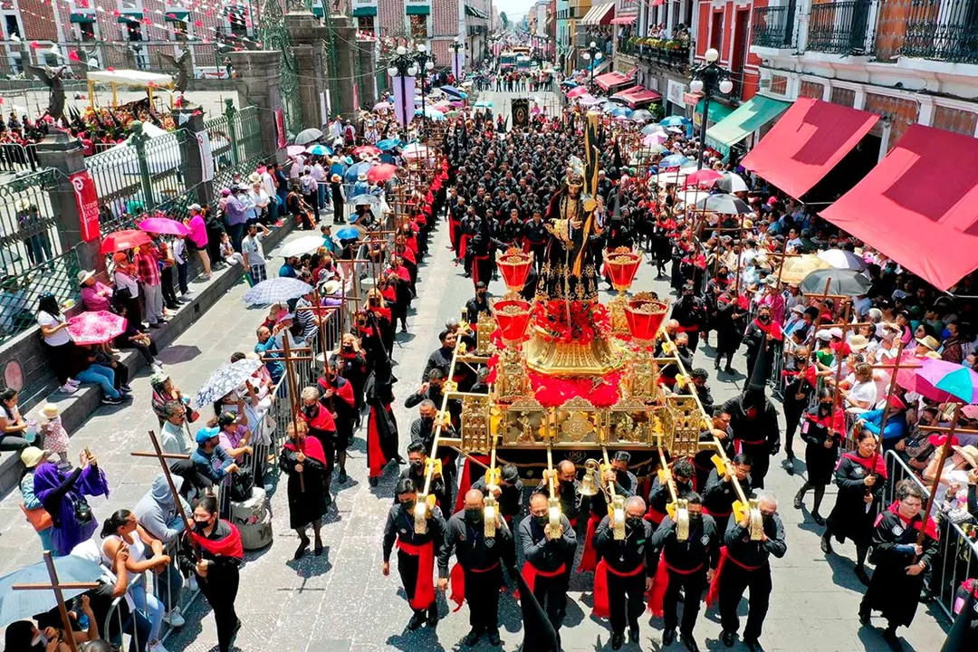 Procesion Viernes Santo Puebla