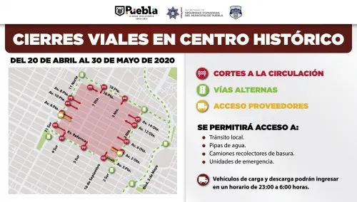 Propicia Policía Municipal esquemas de movilidad segura en el Centro Histórico de Puebla