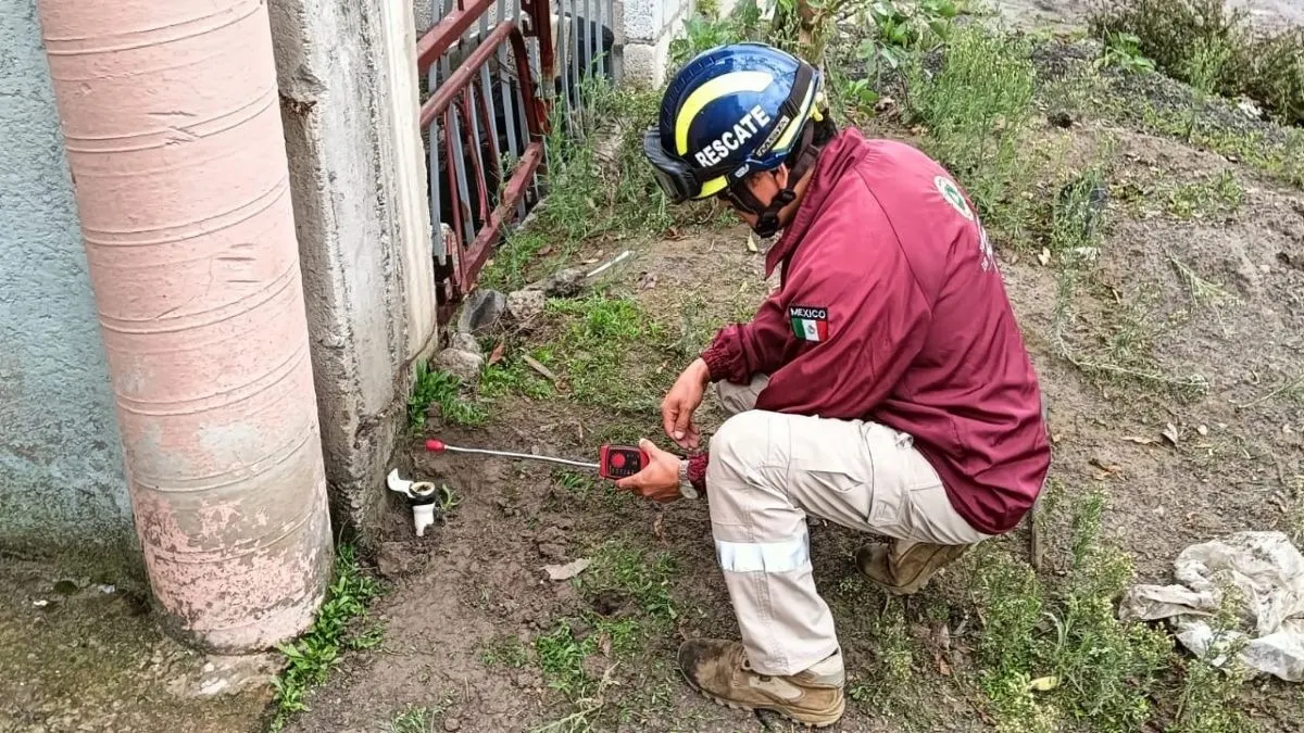 Robo de válvulas de gas provoca fuga en San Isidro Castillotla