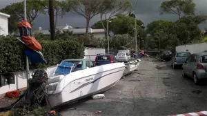 Tornado en Roma provoca cuantiosos daños materiales