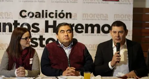 Convocan Barbosa, Armenta y de la Sierra a su registro como precandidatos de Morena a la gubernatura
