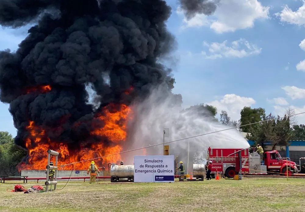 Simulacro emergencia química