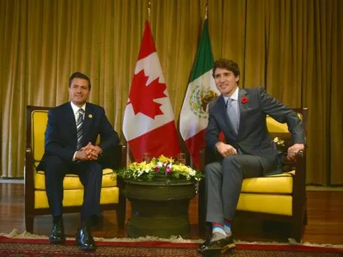 Peña Nieto y Trudeau rechazan imposición de aranceles de Trump