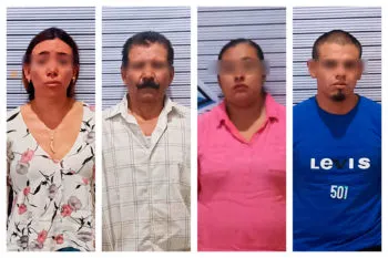 Detiene Policía Estatal a cuatro presuntos extorsionadores del mercado Morelos
