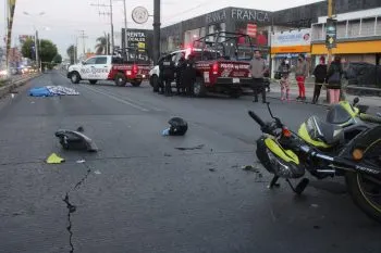 Muere motociclista en Prados Agua Azul