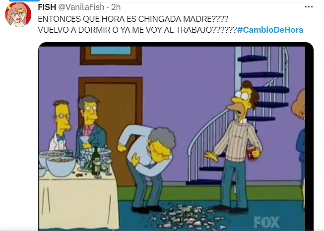 Reacciones cambio de horario