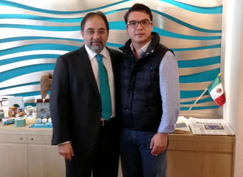 Se reúne Gerardo Islas con el Presidente Nacional de Nueva Alianza Luis Castro
