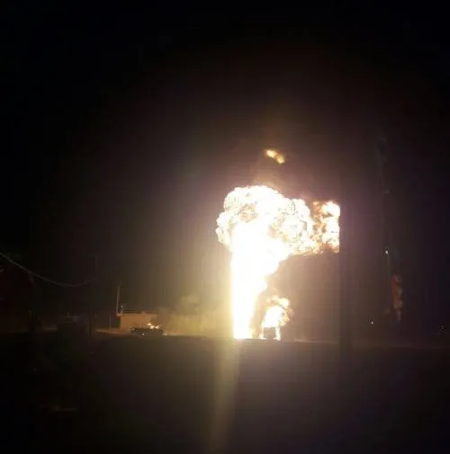 Se registró un incendio en una toma clandestina en Acatzingo