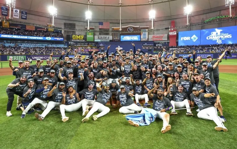 Tampa Bay Rays, campeones de la Liga Americana. Foto: X / @RaysBaseball