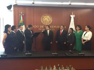 Asume escaño en Senado remplazo de Camacho Solís
