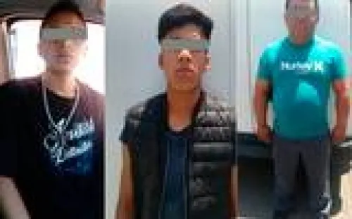 Detienen a hombres que se robaban el cobre de Telmex
