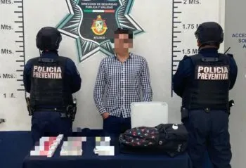 Detienen a sospechoso en Atlixco por robo de medicamentos en clínica del IMSS
