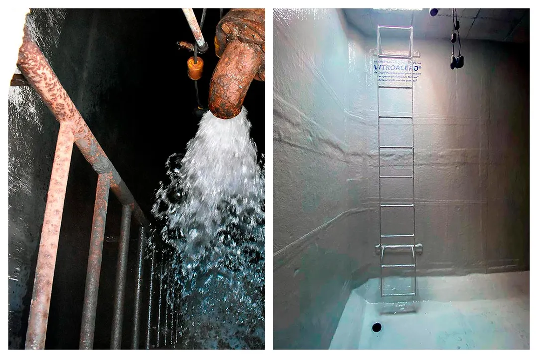 Agua De Puebla Rehabilitacion Tanques De Almacenamiento