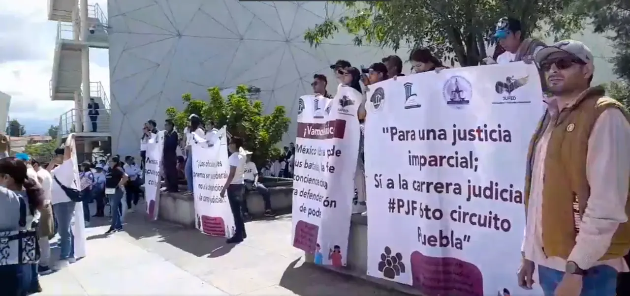 Trabajadores del Poder Judicial se manifiestan
