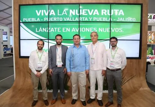 Lanza Viva Aerobus nueva ruta Puebla-Guadalajara
