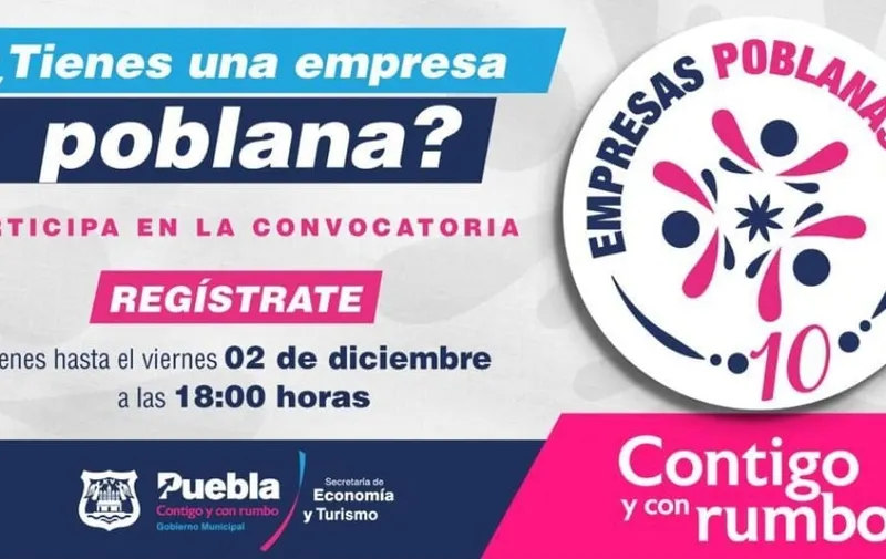 Reconocimiento “Empresas Poblanas de 10”
