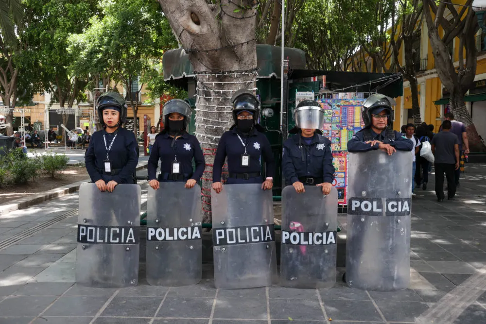 Policías municipales