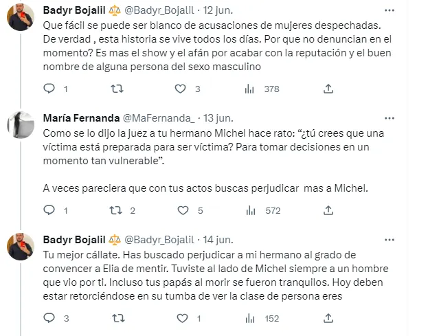 capturas de pantalla Badyr Bojalil Carrillo