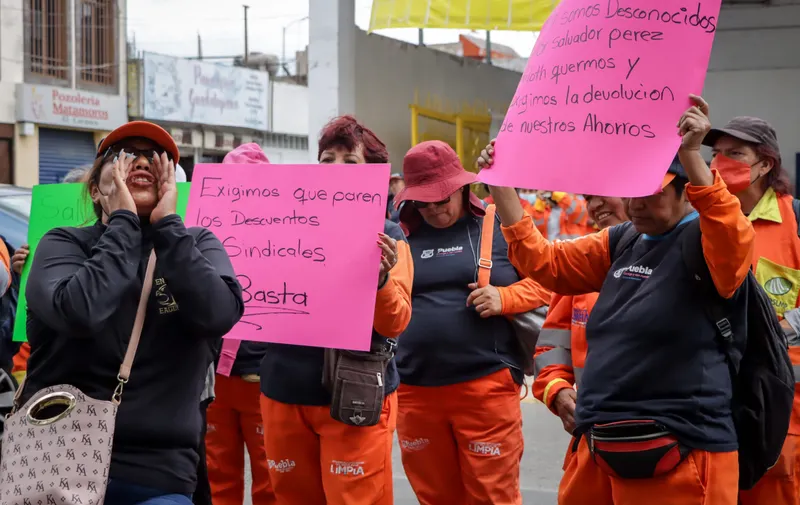 Naranjitas protesta