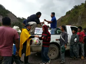 Ayuntamiento de Puebla realiza primera entrega de apoyo a damnificados