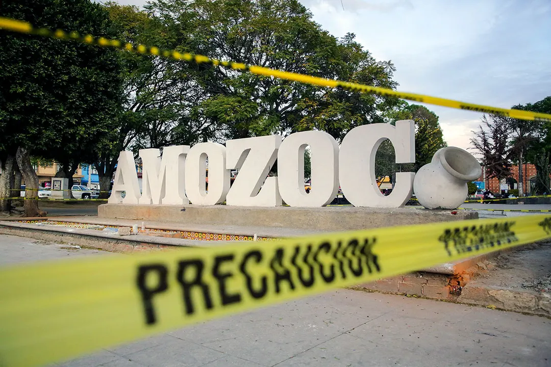 Amozoc, cinta amarilla