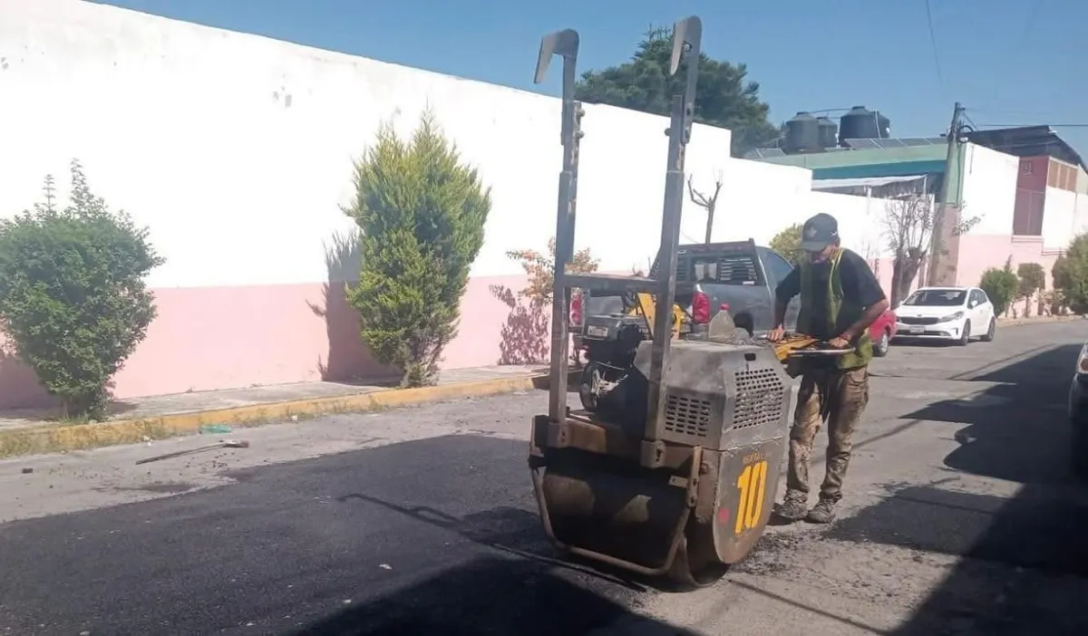 Ayuntamiento de Puebla avanza con más de 197 mil baches tapados 