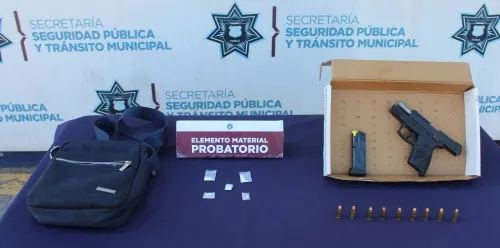 Detienen a dos hombres por portación ilegal de arma fuego