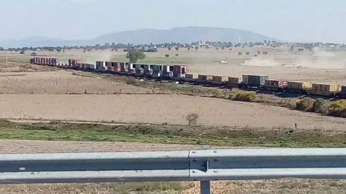 Asaltan tren de Ferrosur en Lara Grajales