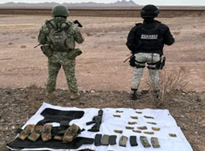 Gabinete de Seguridad realizó detenciones y aseguramientos de armas de fuego y droga en distintas entidades federativas 