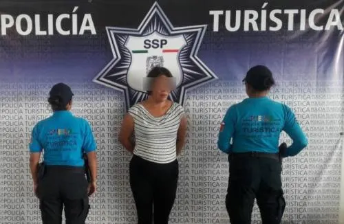 Policía Estatal aseguró a dos personas por robo