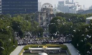 Conmemora Hiroshima 70 años de la bomba atómica