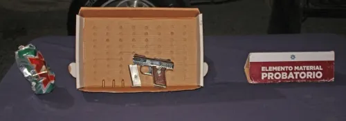 Detuvo SSC de Puebla a hombre en posesión ilegal de un arma de fuego