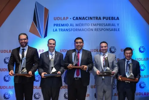 Segunda edición del Premio UDLAP-CANACINTRA Puebla reconoce a empresas
