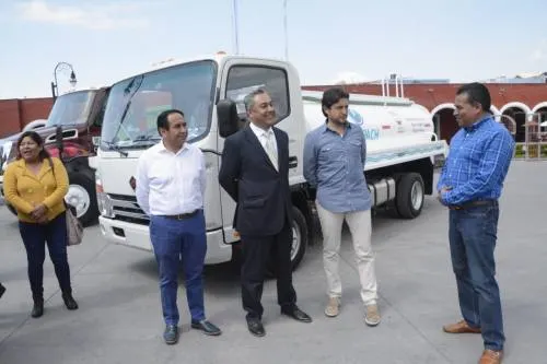 Llegan nuevas unidades para mejorar servicios en San Pedro Cholula