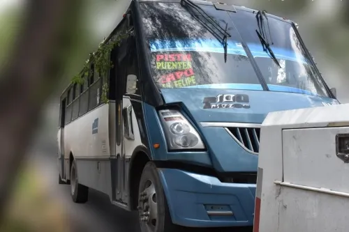 SSPTM detiene a conductor del transporte público por fingir un robo