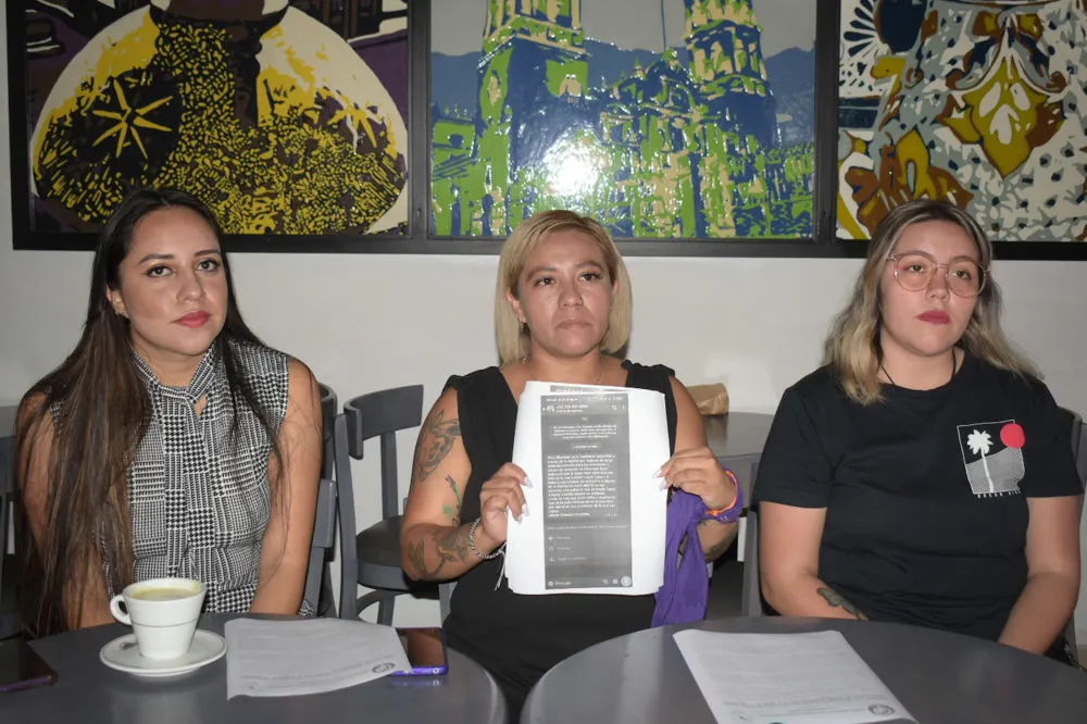Sheridan Mata, integrante de la Patrulla Feminista, pide alto a amenazas de su expareja