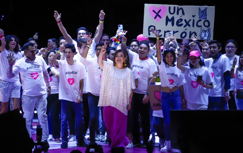 Cierre de precampaña de Xóchitl Gálvez